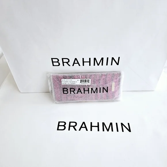 NWT Brahmin VOLTAGE VIOLET Credit Card Wallet - Picture 8 of 8